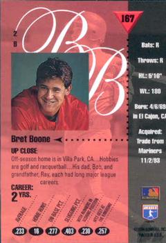 1994 Studio #167 Bret Boone Back