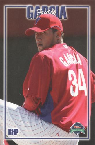 2007 Philadelphia Phillies Photo Cards #NNO Freddy Garcia Front