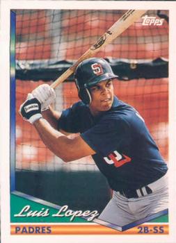 1994 Topps #336 Luis Lopez Front