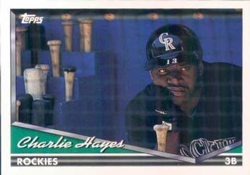 1994 Topps #655 Charlie Hayes Front