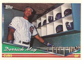 1994 Topps #6 Derrick May Front