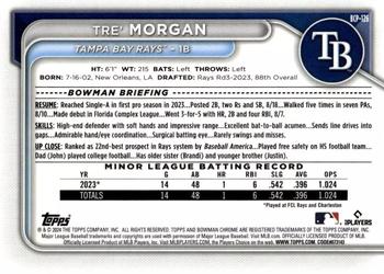 2024 Bowman - Chrome Prospects #BCP-126 Tre' Morgan Back