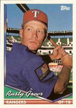 1994 Topps Traded #29T Rusty Greer Front