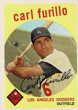 1959 Topps #206 Carl Furillo Front