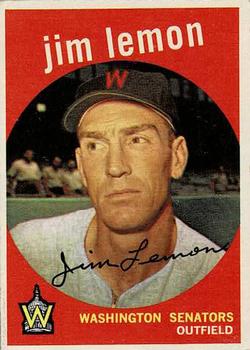 1959 Topps #215 Jim Lemon Front