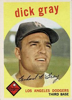 1959 Topps #244 Dick Gray Front