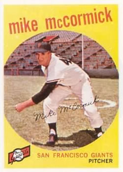 1959 Topps #148 Mike McCormick Front