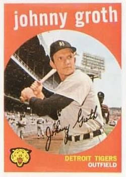 1959 Topps #164 Johnny Groth Front