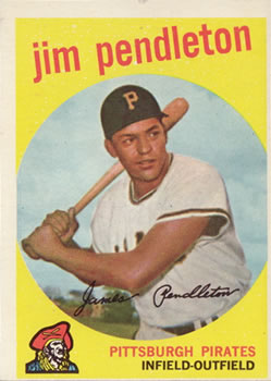 1959 Topps #174 Jim Pendleton Front