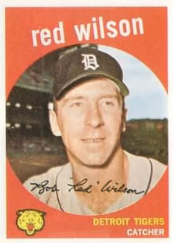 1959 Topps #24 Red Wilson Front