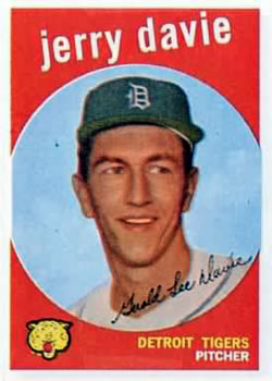 1959 Topps #256 Jerry Davie Front