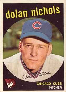 1959 Topps #362 Dolan Nichols Front