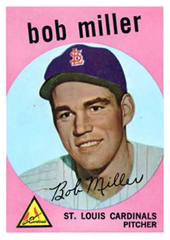 1959 Topps #379 Bob Miller Front