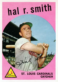 1959 Topps #497 Hal R. Smith Front
