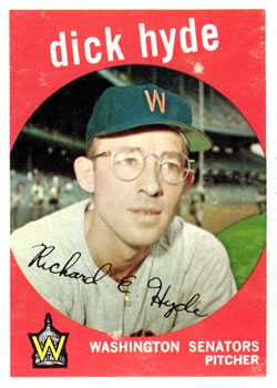 1959 Topps #498 Dick Hyde Front