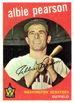 1959 Topps #4 Albie Pearson Front