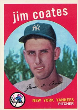 1959 Topps #525 Jim Coates Front