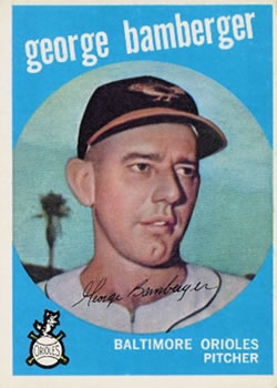 1959 Topps #529 George Bamberger Front