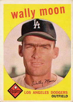 1959 Topps #530 Wally Moon Front
