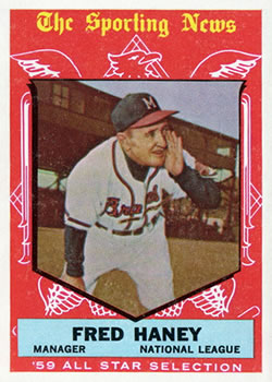 1959 Topps #551 Fred Haney Front