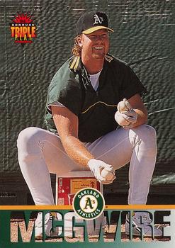 1994 Triple Play #5 Mark McGwire Front