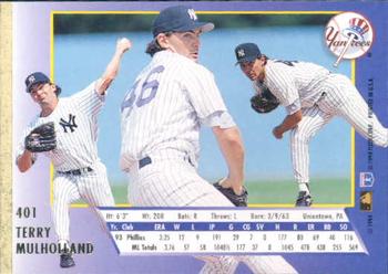 1994 Ultra #401 Terry Mulholland Back