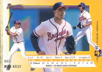 1994 Ultra #443 Mike Kelly Back