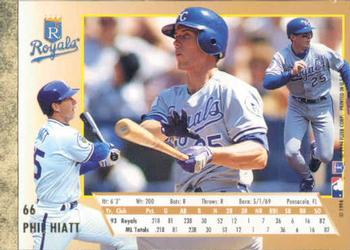 1994 Ultra #66 Phil Hiatt Back
