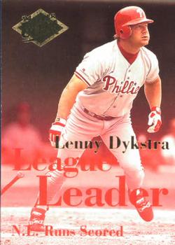 1994 Ultra - League Leaders #7 Lenny Dykstra Front