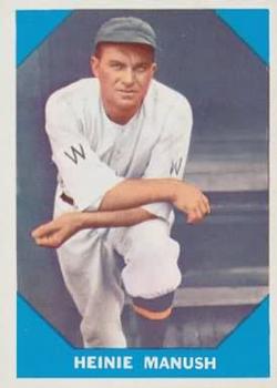 1960 Fleer Baseball Greats #18 Heinie Manush Front