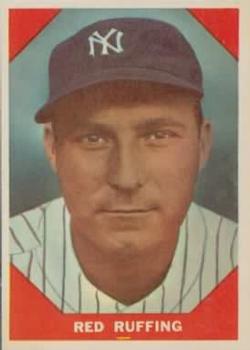 1960 Fleer Baseball Greats #63 Red Ruffing Front