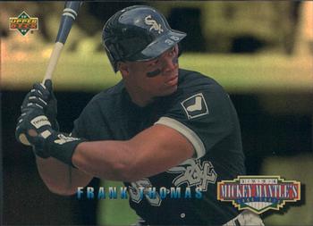 1994 Upper Deck - Mickey Mantle's Long Shots #MM18 Frank Thomas Front