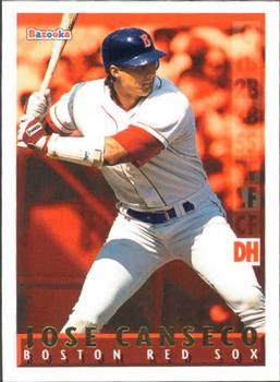 1995 Bazooka - Red Hot #RH-9 Jose Canseco Front