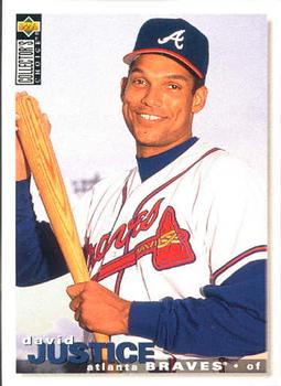 1995 Collector's Choice #156 David Justice Front
