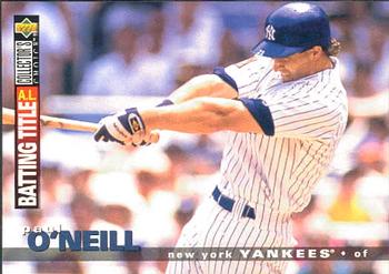 1995 Collector's Choice #72 Paul O'Neill Front
