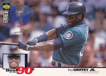 1995 Collector's Choice - Gold Signature #62 Ken Griffey Jr. Front