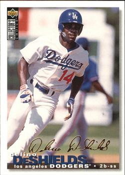 1995 Collector's Choice - Gold Signature #218 Delino DeShields Front