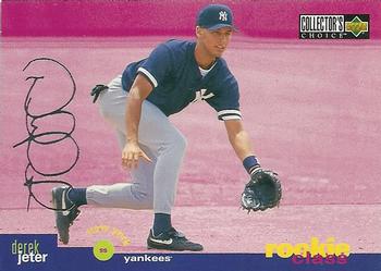 1995 Collector's Choice - Silver Signature #15 Derek Jeter Front