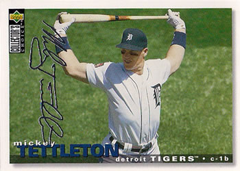 1995 Collector's Choice - Silver Signature #474 Mickey Tettleton Front