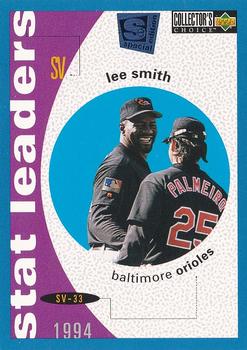 1995 Collector's Choice SE #144 Lee Smith Front