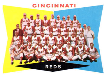 1960 Topps #164 Cincinnati Reds Front