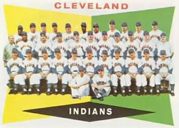 1960 Topps #174 Cleveland Indians Front