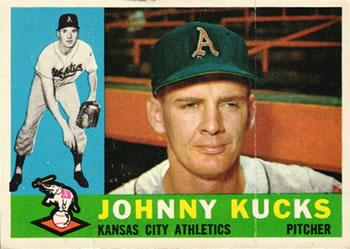 1960 Topps #177 Johnny Kucks Front
