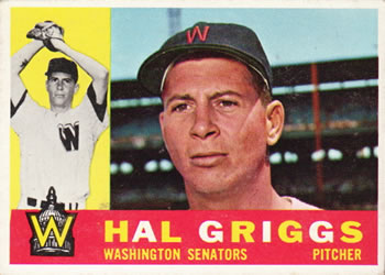 1960 Topps #244 Hal Griggs Front