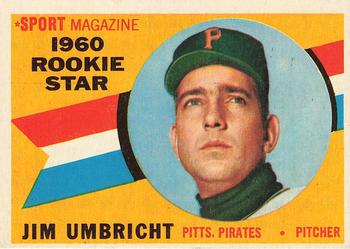 1960 Topps #145 Jim Umbricht Front