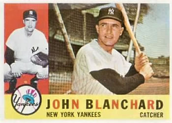 1960 Topps #283 John Blanchard Front