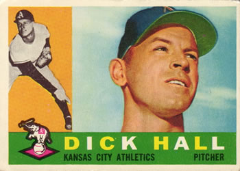 1960 Topps #308 Dick Hall Front