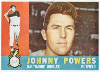 1960 Topps #422 Johnny Powers Front