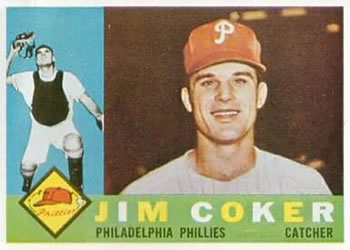 1960 Topps #438 Jim Coker Front