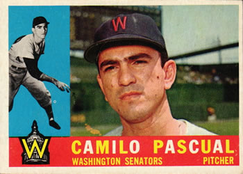 1960 Topps #483 Camilo Pascual Front